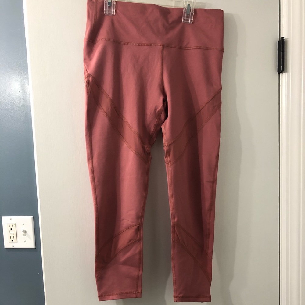 Aerie leggings size L mauve color